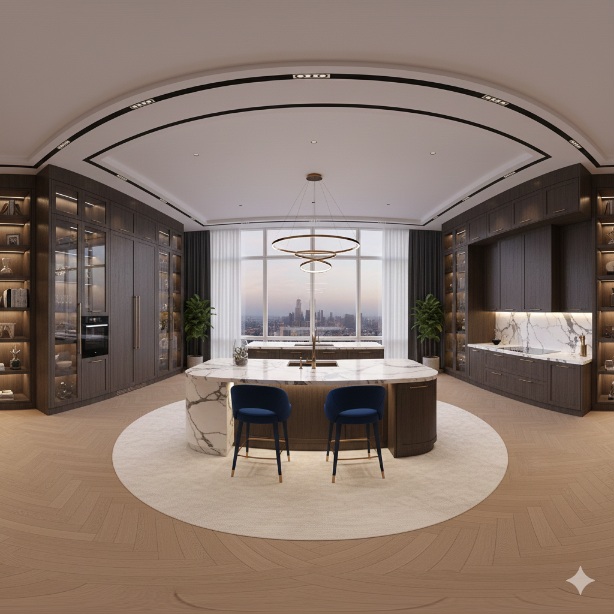 3D लक्स लेवल और लाइटिंग सिमुलेशन लिविंग रूम पुणे | ECIRA Track Light Model