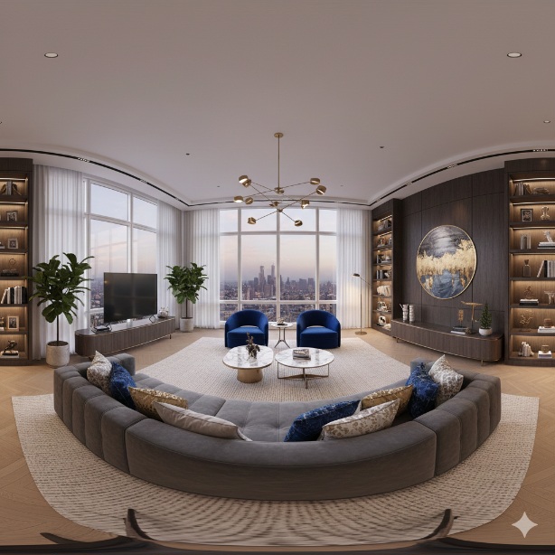 3D एंटी-ग्लेयर कंसील्ड स्पॉटलाइट्स मॉडल | ECIRA Luxury Design Pune