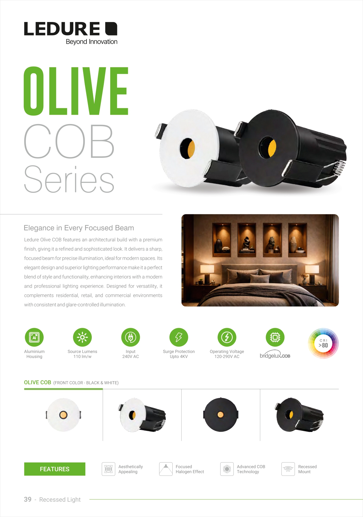 Ledure Olive Focused Beam COB | ECIRA Pune