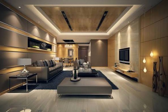 ECIRA automated linear profile lighting inside false ceiling